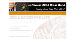 Desktop Screenshot of lofthousebrassband.org.uk